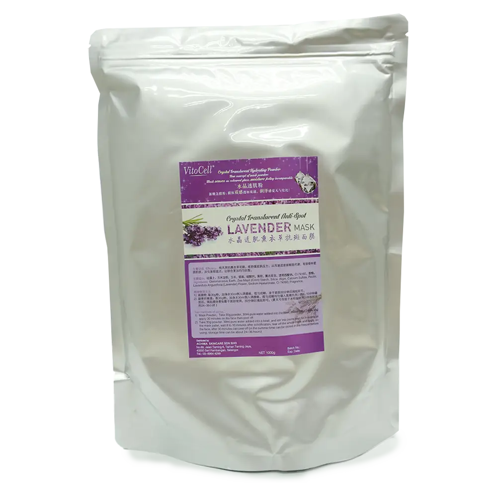 VitoCell Crystal Translucent-Anti-Spot Lavender Mask